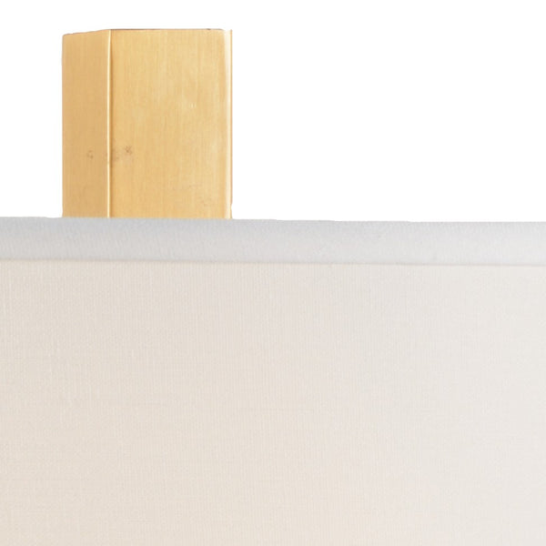 Chelsea House Winfield Alabaster Table Lamp With Coffee Bronze Iron Base — Slim 34.5" Ambient Light Sculpture 69258