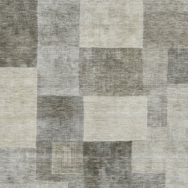 HomeRoots 10' X 14' Geometric Area Rug in Taupe, Ivory & Khaki - Washable, UV-Protected, Durable Design! 692601