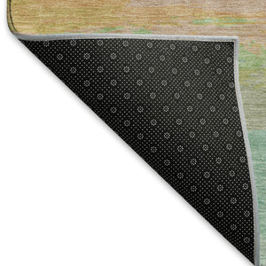 HomeRoots 5' X 8' Colorful Striped Washable Area Rug with UV Protection, Perfect for Homes with Kids & Pets 692657