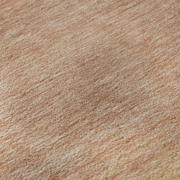 HomeRoots 10' X 14' Salmon Striped Washable Area Rug - UV Protected, Stain Resistant, Perfect for Family Spaces 692667