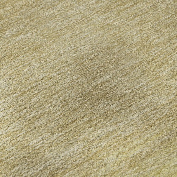 HomeRoots 8' Tan Yellow Beige Striped Area Rug - Washable, UV Protected, Durable for Kids & Pets, Stylish Decor 692671