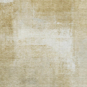 HomeRoots 9' X 12' Wheat Ivory and Beige Striped Area Rug: Washable, UV-Protected, Stain-Resistant Design! 692678