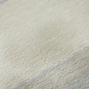 HomeRoots 8' Modern Abstract Area Rug in Ivory, Mint Green & Teal – Washable, UV Protected & Stain Resistant! 692719