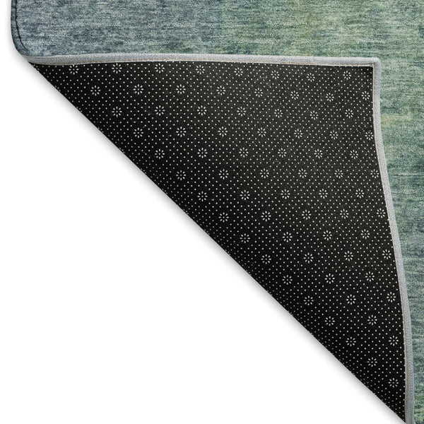HomeRoots 10' x 14' Washable Abstract Area Rug in Blue, Green, Beige - Durable, UV-Protected for Busy Homes 692745