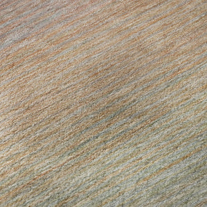 HomeRoots 10' Coral Denim Blue & Salmon Striped Washable Area Rug - UV Protected, Soft, Durable & Family Friendly 692781