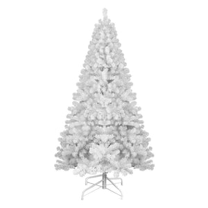 HomeRoots 7' Full White Spruce Christmas Tree - Elegant, Low-Maintenance Design for a Modern Holiday Look 84 692824