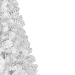 HomeRoots 7' Full White Spruce Christmas Tree - Elegant, Low-Maintenance Design for a Modern Holiday Look 90 692825