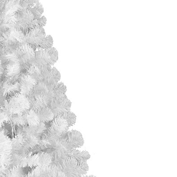 HomeRoots 7' Full White Spruce Christmas Tree - Elegant, Low-Maintenance Design for a Modern Holiday Look 90 692825