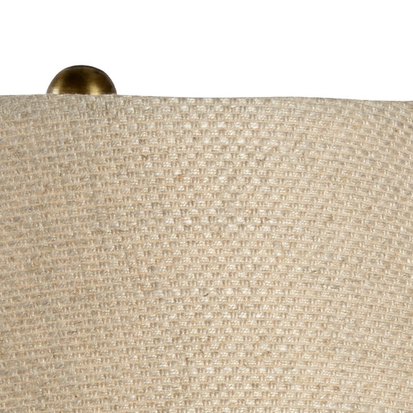 Chelsea House Sierra Chestnut Leather & Coffee Bronze Glass Table Lamp — 25.5" Sculptural Globe Light For Living Rooms Bedrooms Offices 69293