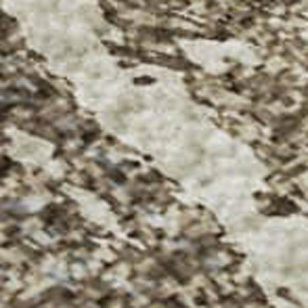 HomeRoots 5' X 8' Ivory Gray and Brown Striped Washable Area Rug with Stain Resistance and UV Protection 692936