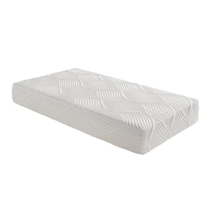 English Elm 10-inch Gel-Infused Memory Foam Mattress with Tencel Cover, 10" Triple-Layer Support for Cooler Sleep White 15.75 L x 15.75 W x 40.25 H B011P248237