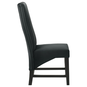 English Elm Dempsey Corduroy and Velvet Upholstered Dining Chairs with Tall Back Set of 2 B062P440298