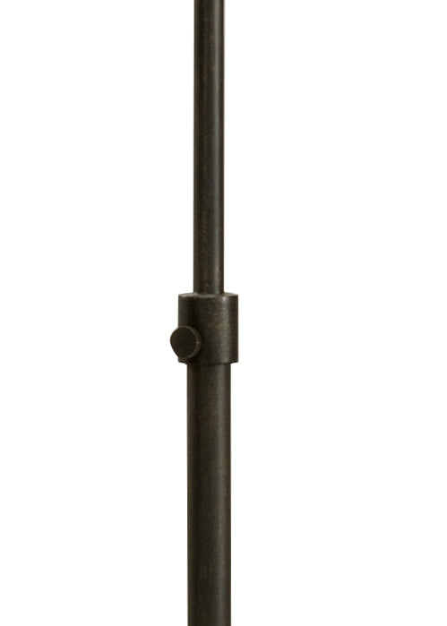 Chelsea House Charlotte Sculpted Floor Lamp In Weathered Bronze By Bradshaw Orrell — 70" Tall Steel Ambient Light, Modern Elegance 69304