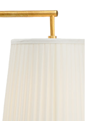 Chelsea House Charlotte Floor Lamp By Bradshaw Orrell — Antique Gold Leaf Steel, 70" Tall Transitional Ambient Light 69305