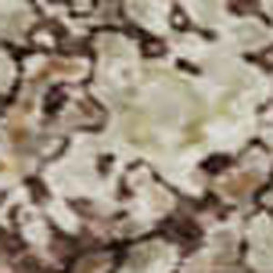 HomeRoots 5' X 8' Washable Area Rug in Rust, Beige & Peach - UV Protected, Stain Resistant, Durable Design! 693050