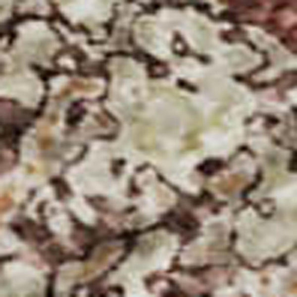 HomeRoots 5' X 8' Washable Area Rug in Rust, Beige & Peach - UV Protected, Stain Resistant, Durable Design! 693050