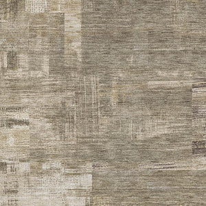 HomeRoots 10' X 14' Coffee Beige & Ivory Abstract Washable Area Rug - UV Protected, Durable & Easy-Care Design 693090