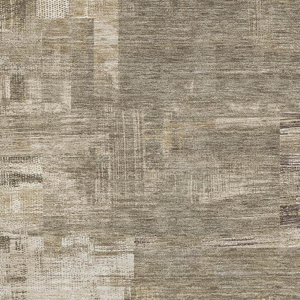 HomeRoots 10' X 14' Coffee Beige & Ivory Abstract Washable Area Rug - UV Protected, Durable & Easy-Care Design 693090