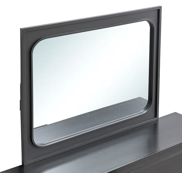 English Elm Milan Modern Bedroom Wall Mirror with Slim Low Profile Crisp Finish for Contemporary Spaces Wenge B078P497942