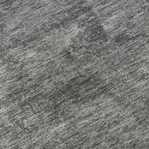 HomeRoots 9' X 12' Gray And Charcoal Abstract Area Rug - Modern, Washable, Stain-Resistant, UV Protected Design 693197