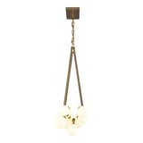 Sabine 72'' Wide 14-Light Linear Chandelier - Pecan with Brushed Gold 69327/14 Elk Lighting