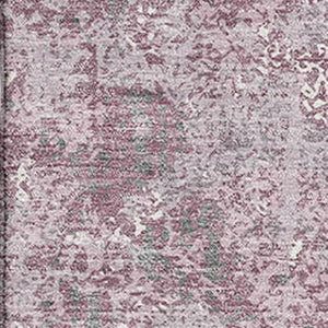 HomeRoots 10' X 14' Pink Charcoal Ivory Abstract Washable Area Rug – Stylish, Durable, and Stain-Resistant! 693396