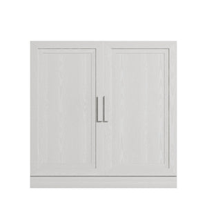 HomeRoots 31" White Wood Accent Cabinet - Stylish Storage Solution for Dining, Living & Bedroom Décor Needs 693398