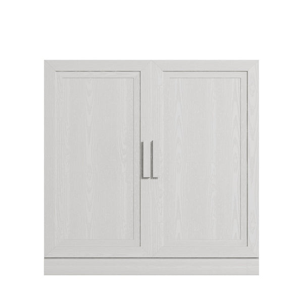 HomeRoots 31" White Wood Accent Cabinet - Stylish Storage Solution for Dining, Living & Bedroom Décor Needs 693398