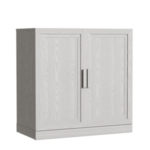 HomeRoots 31" White Wood Accent Cabinet - Stylish Storage Solution for Dining, Living & Bedroom Décor Needs 693398