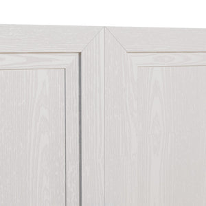 HomeRoots 31" White Wood Accent Cabinet - Stylish Storage Solution for Dining, Living & Bedroom Décor Needs 693398