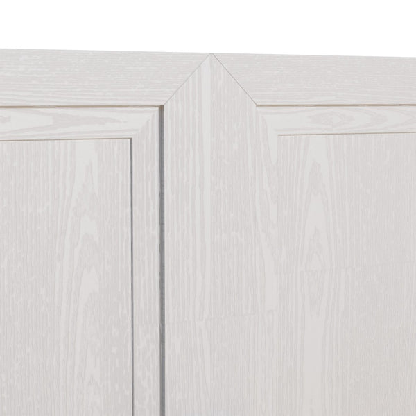 HomeRoots 31" White Wood Accent Cabinet - Stylish Storage Solution for Dining, Living & Bedroom Décor Needs 693398