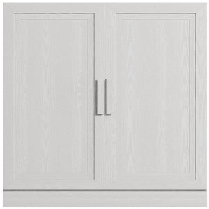 HomeRoots 31" White Wood Accent Cabinet - Stylish Storage Solution for Dining, Living & Bedroom Décor Needs 693398