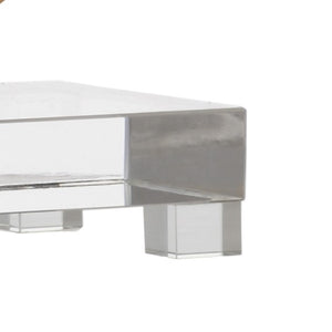 Chelsea House Gold Laurel Lamp With Antique Gold Leaf On Clear Crystal Pedestal — 26" Statement Table Lamp для Interiors 69342