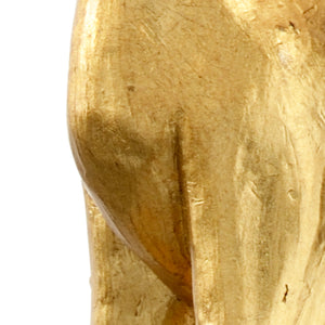 Chelsea House Flossie Hand-Finished Antique Gold Leaf Table Lamp Left — 23.5" Sculptural Resin With Acrylic Base 69350