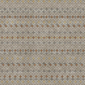 HomeRoots 5' X 8' Striped Taupe Copper & Gold Area Rug - Durable, Washable, UV Protected for Busy Homes! 693566