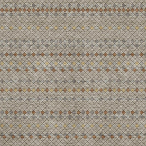 HomeRoots 10' Taupe Copper & Gold Striped Washable Area Rug - UV Protected, Durable, Stylish for Large Spaces 693570