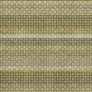 HomeRoots 8' Artichoke Green Beige Gray Striped Washable Area Rug with UV Protection for Busy Homes 693574