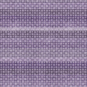 HomeRoots 8' Lavender And Lilac Striped Area Rug – Durable, Stain Resistant, UV Protected for Stylish Homes 693598
