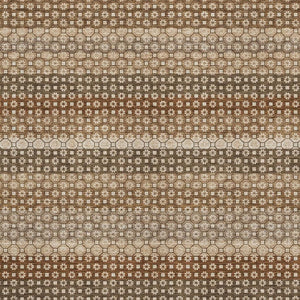 HomeRoots 10' X 14' Washable Rust Beige & Taupe Striped Area Rug with UV Protection - Durable & Stylish Solution 693606