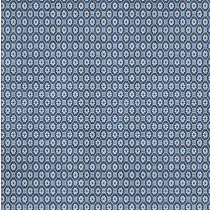 HomeRoots 10' Blue and Ivory Geometric Washable Area Rug with UV Protection - Durable, Stylish, Non-Slip Design! 693642