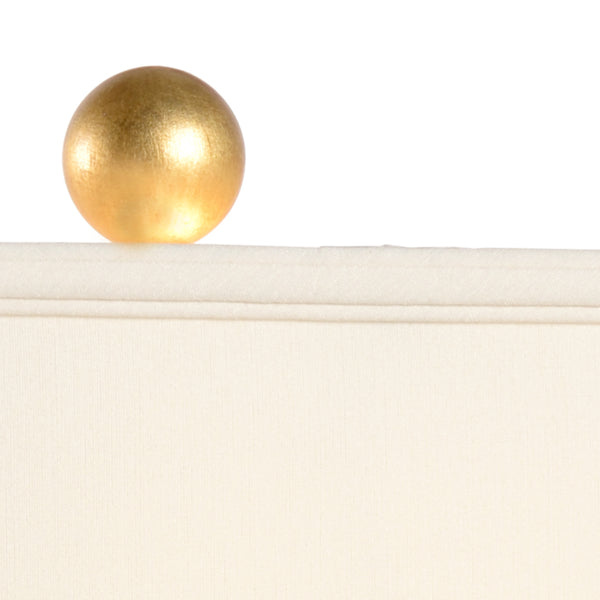 Chelsea House Chinoiserie Hand-Painted Plum Lacquer Panel Lamp With Antique Gold Accents For Elegant Spaces 69382