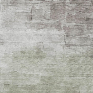 HomeRoots 5' X 8' Striped Taupe and Beige Area Rug - Durable, Stain Resistant, UV Protected for Stylish Homes 693890