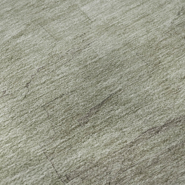 HomeRoots 8' X 8' Stylish Taupe & Beige Striped Round Rug – Washable, UV Protected, Durable for Any Space! 693891