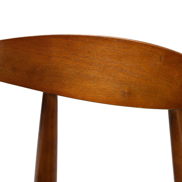 Baxton Studio Baxton Studio Flora Mid-Century Modern Dining Chair - Light Grey Fabric & Oak Finish, Stylish Comfort Flora-Medium Oak-DC