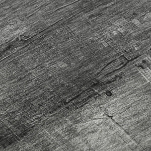 HomeRoots 8' X 8' Modern Gray Silver Charcoal Abstract Washable Round Rug with UV Protection & Non-Slip Backing 693909
