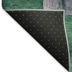 HomeRoots 10' X 14' Purple Emerald Coral Abstract Area Rug – Stain Resistant, Washable, UV Protected & Stylish! 693936