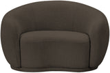 Hyde Brown Boucle Fabric Chair 693Brown-C Meridian Furniture