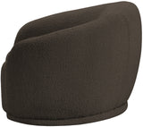 Hyde Brown Boucle Fabric Chair 693Brown-C Meridian Furniture