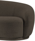 Hyde Brown Boucle Fabric Chair 693Brown-C Meridian Furniture