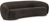 Hyde Brown Boucle Fabric Sofa